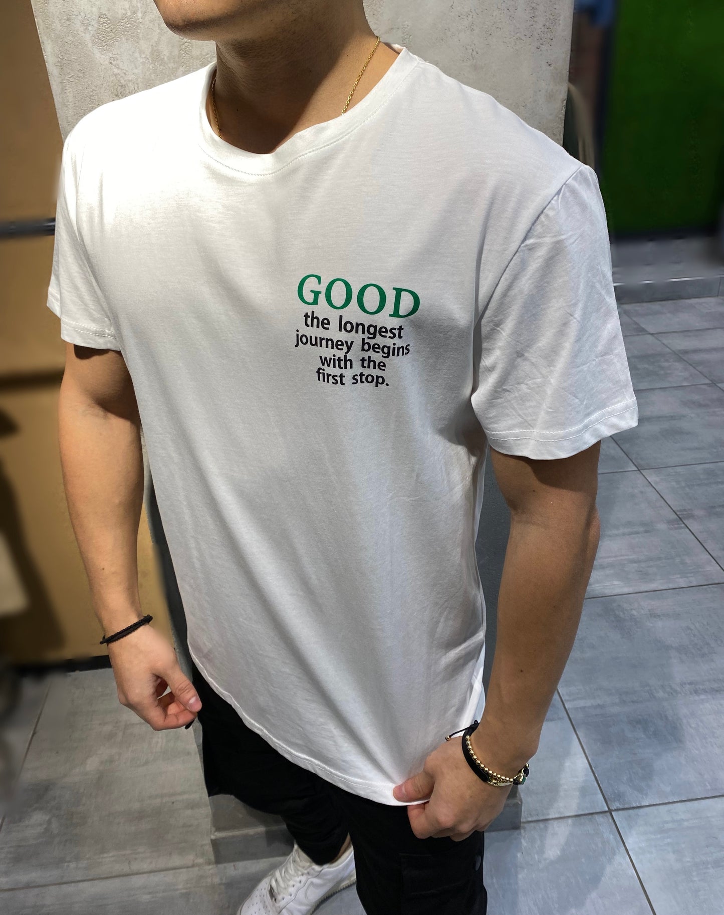 T-SHIRT WHITE ''GOOD''