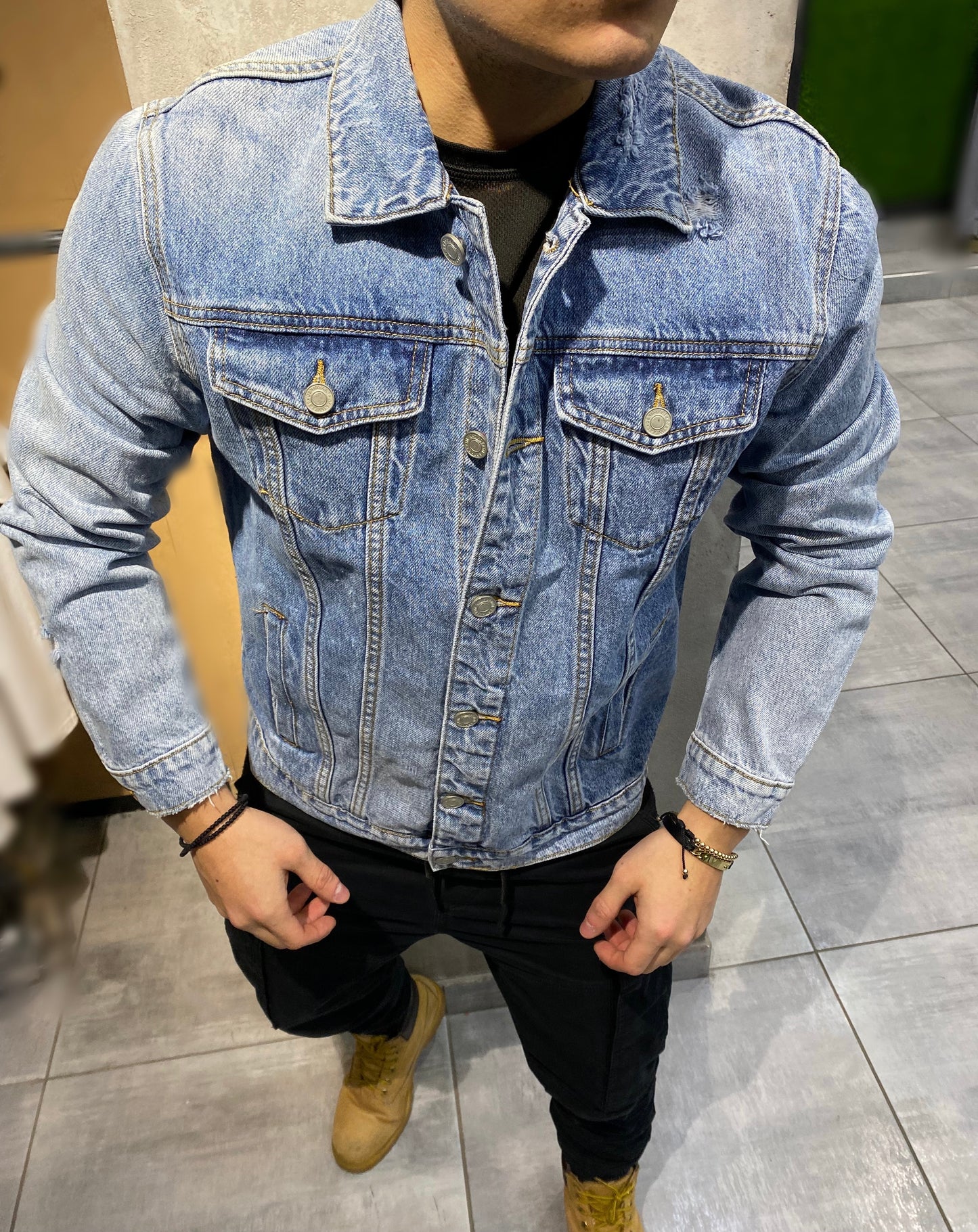 JACKET JEAN BLUE