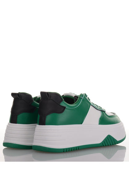 Γυναικεία Sneakers σε Λευκό και πράσινο Χρώμα