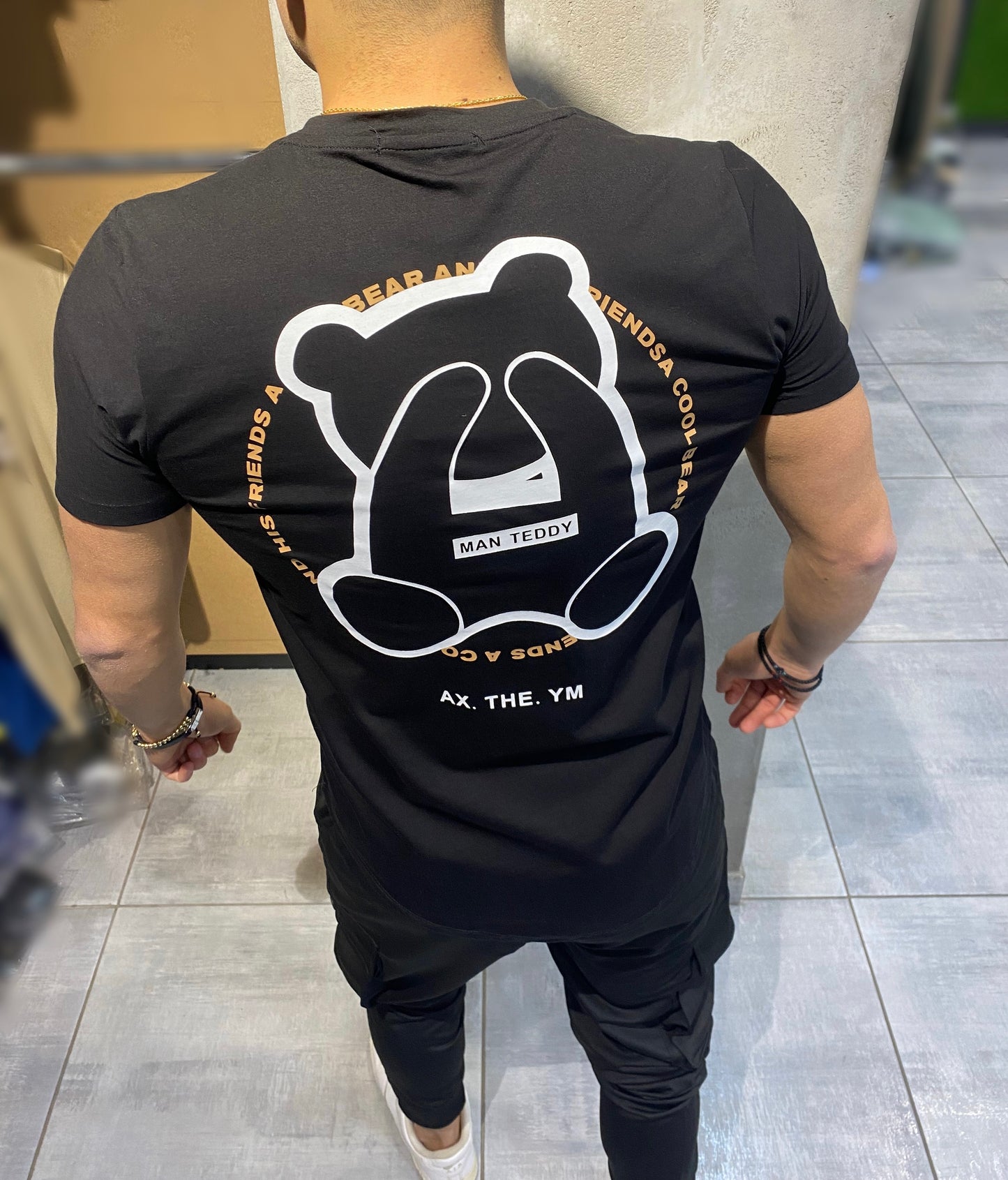 T-SHIRT BLACK ''TEDDY''