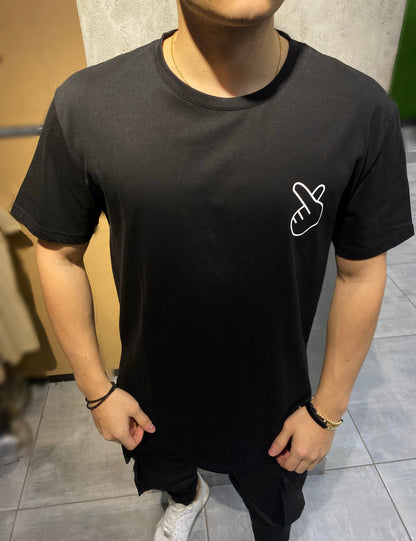 T-SHIRT BLACK ''HEART''