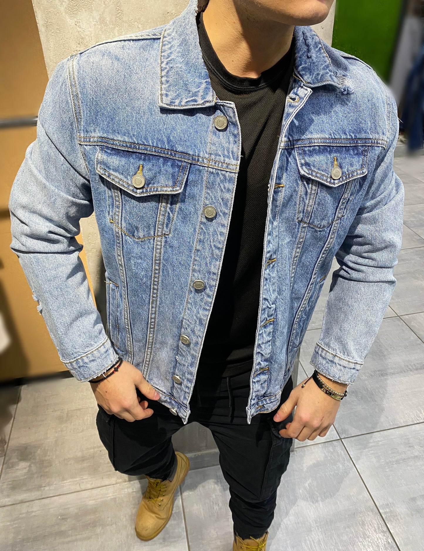 JACKET JEAN BLUE
