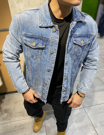 JACKET JEAN BLUE