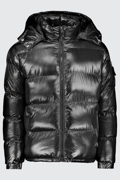 ΜΠΟΥΦΑΝ BLACK SHINY “PUFFER”